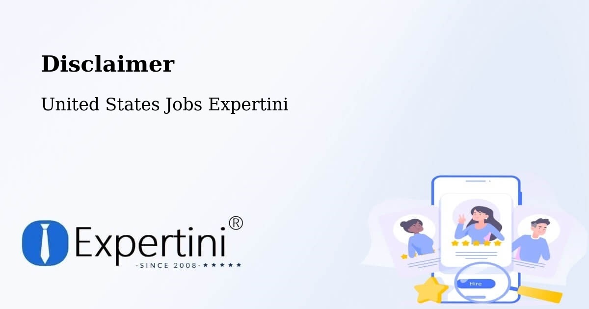 Disclaimer – Palatine - United States Jobs Expertini